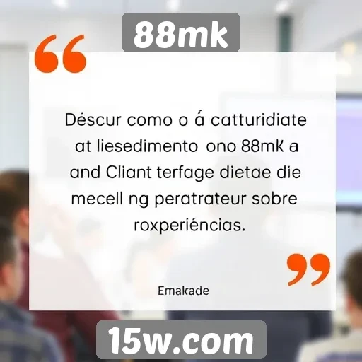 Qualidade do atendimento ao cliente no 88mk